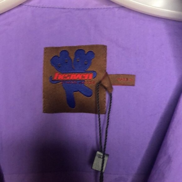 HEAVEN BY MARC JACOBS Men’s purple button down shirt. Size L. - Picture 14 of 15